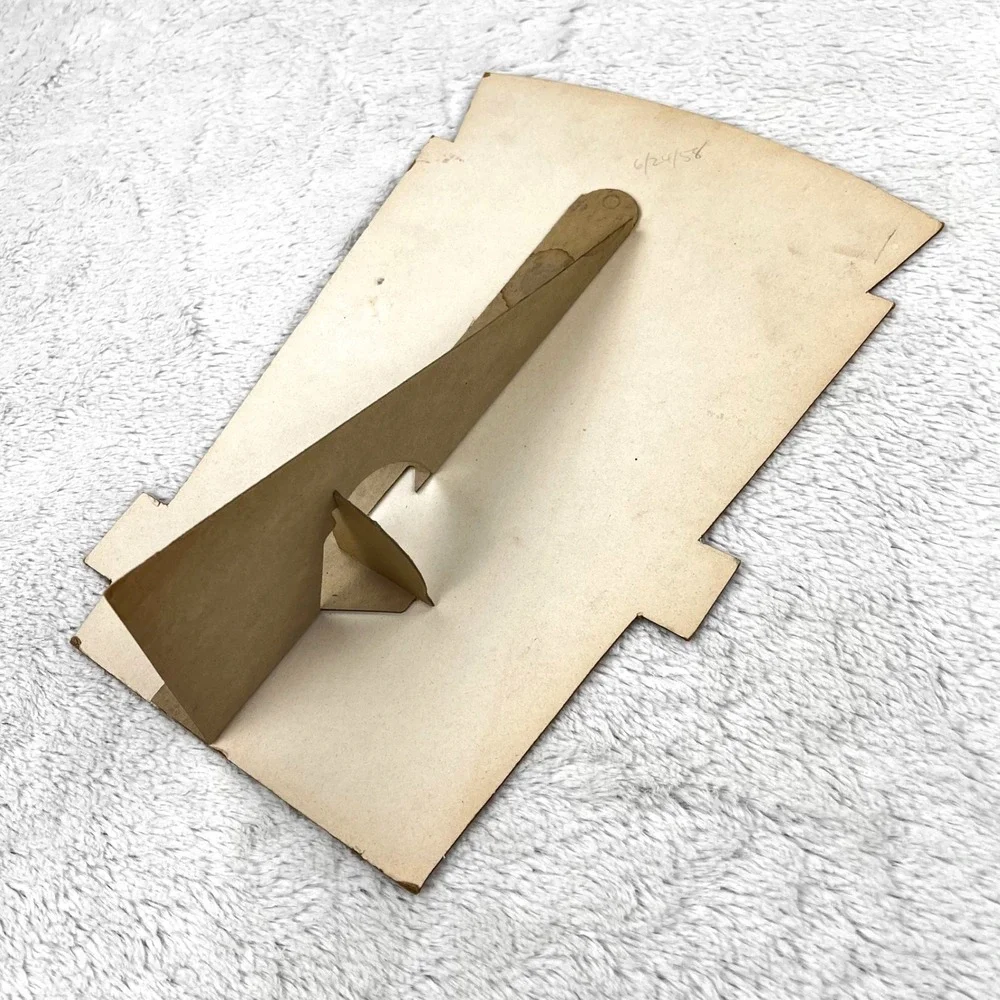 1950s Schick Injector Razor Display Sign 14" Cardboard Advertising‎ - Picture 3 of 11